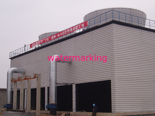 Industrielle quadratische Form-Kühlturm mit 55kw Motor 1500 M3/H