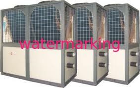 Schutz der R22-/R407c-Wasserstromhitze modulare Luft kühlte Wasser-Kühler 70kW, 80kW ab
