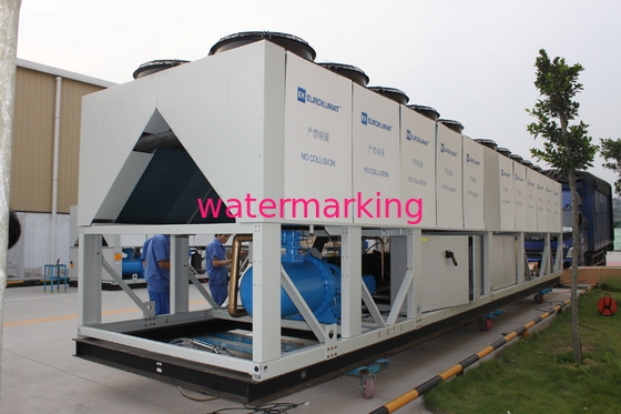 Große Luftströmung R134a 939,9 Kilowatt Luft kühlte Wasser-Kühler für Hvac-Klimaanlage ab