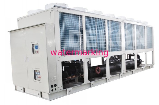 Lüften Sie abgekühlten Schraubenkühler 700KW mit Wärmepumpe