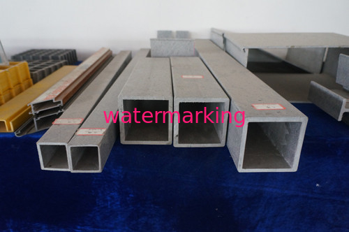 Vierkantrohr-Fiberglas-Schläuche 100*100*8mm des Pultrusions-Faser-Glas-GRP